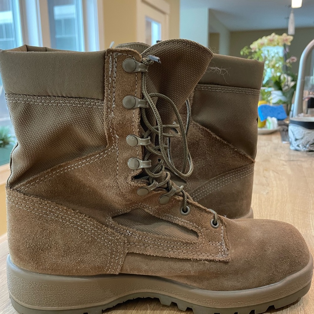 US Marine Corps issued cold weather boots.